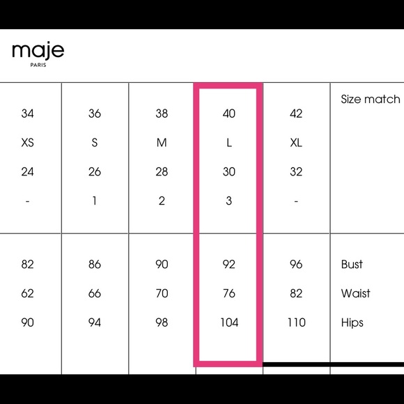 Maje Cream Check Sweater (Large) - Picture 4 of 4